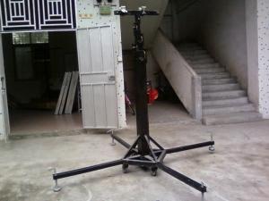 China 4 Leval Adjustable Outdoor Concert Truss Crank Stand / Global DJ Truss Stands factory