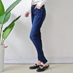 Super skinny fit Unique bottom women denim jeans