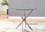 Electroplating Stainless Steel Leg 30kgs Modern Dining Table