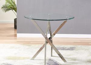 China Electroplating Stainless Steel Leg 30kgs Modern Dining Table factory