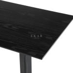 Nordic Simple Design Modern Furniture Ash Wooden Side Table Set