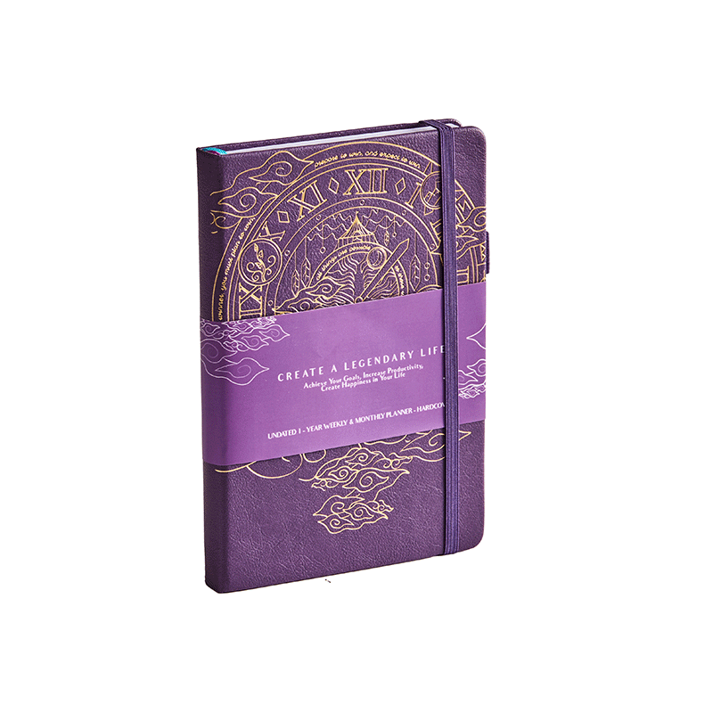 Wholesale High Grade Pu Leather Cover Planner Notebook Hardcover Notebook