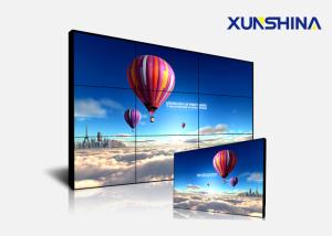 China Advertising Screen 3x3 55 inch Nearly Seamless Video Wall with Bezel 3.5mm factory