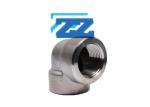 90 Degree Stainless Steel Pipe Fittings Elbow BSPT 4 " 6000 LB SS 316L ASME B16
