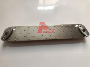 China 6D22 7P Oil Cooler Cover Core With Mitsubishi Excavator Diesel Engine Parts factory
