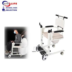 China Health equipment elderly care chair patient transfer chair disable rollator transport chair height adjustable with wheels on sale