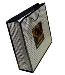 Alt 200g Recycle Paper Carrier Bag With Ribbon Handle, Personalized Logo For