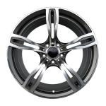 5 Split Spoke Replica BMW Black Rims 20 Inch 5X120 Wheels 17 18 19 Inch ET35