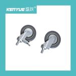 PU Industrial Hospital Castors With TPR Core Medical Castors For Cart