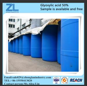 China CAS NO.:298-12-4,Glyoxylic acid for hair factory