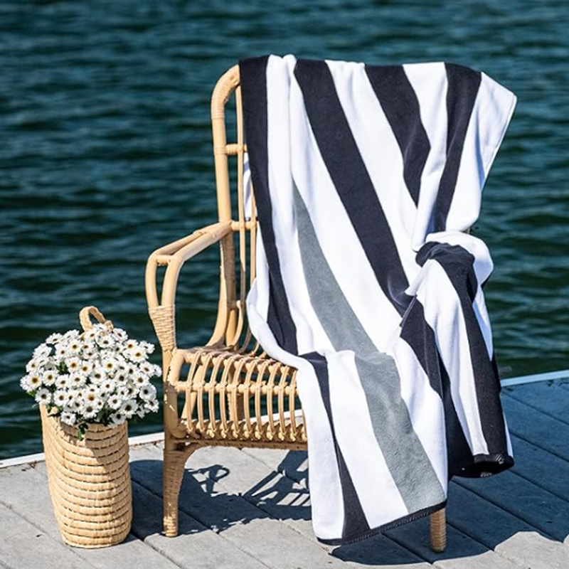 Luxury Beach Towel with Advanced Quick-Dry Technology Plush Comfort and Yarn