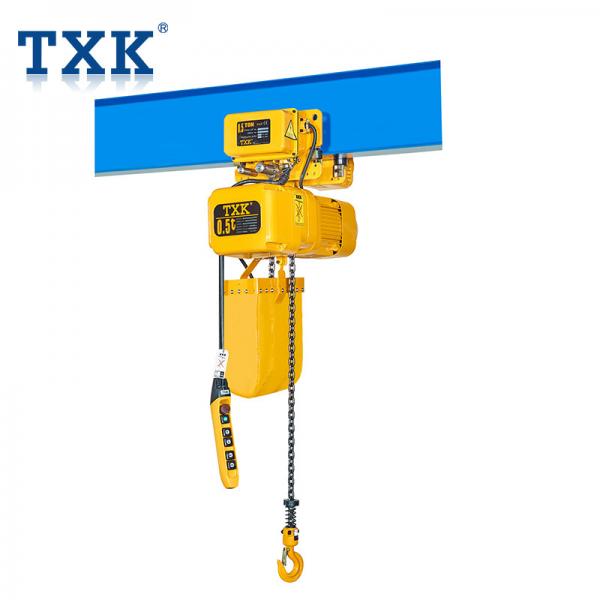 China Light Weight Body Single Phase Electric Chain Hoist 60HZ 230V For Construction factory