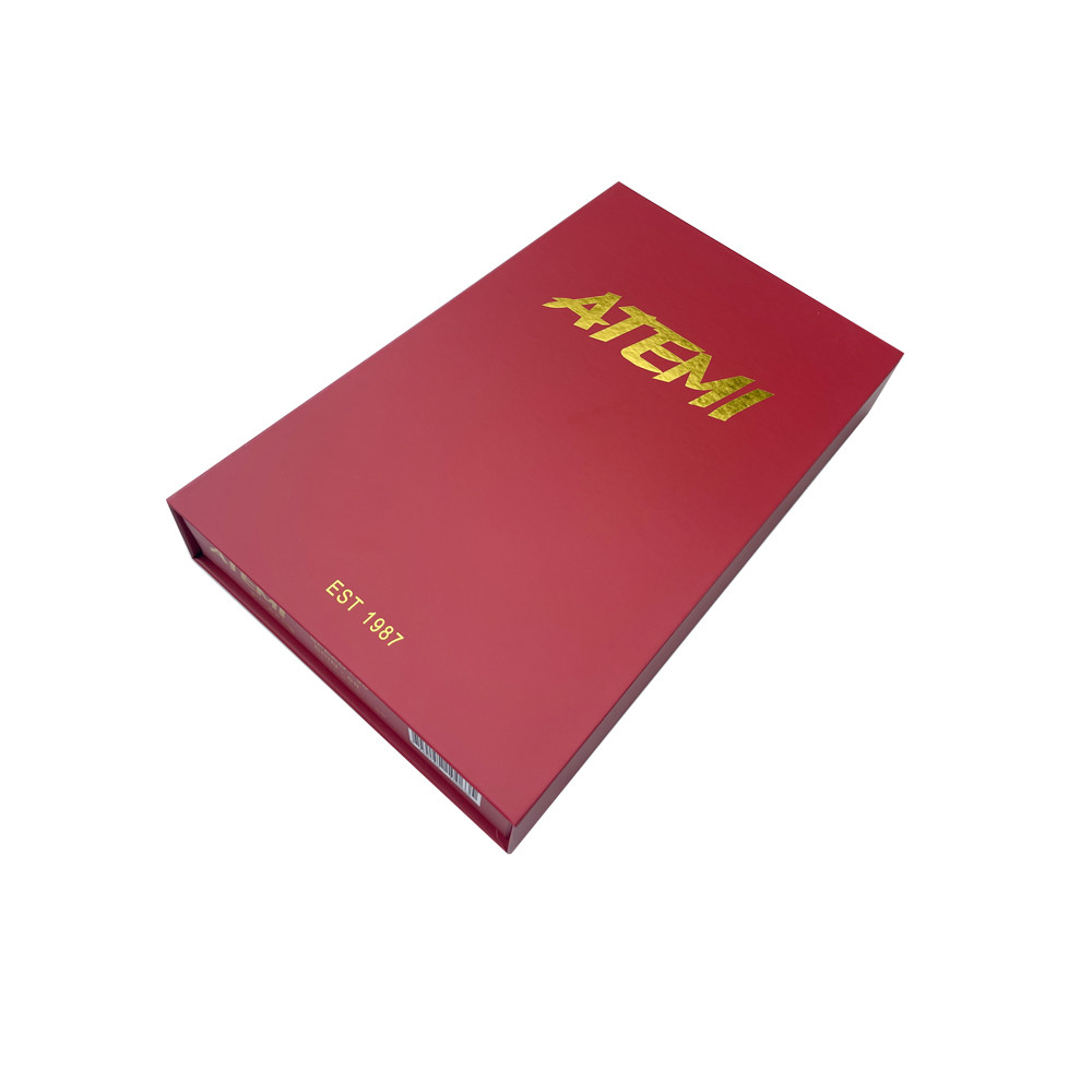 Custom Gold Stamping Logo Magnetic Close Paddle Rackets Box Packaging With Foam Insert