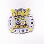 Dye Black Metal Sports Trading Pins Iron Soft Enamel Glitter Safety Pins