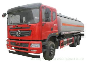 China DFAC 6 X 4 Fuel Delivery Truck / Mobile Fuel Bowser 22000L High Capacity factory