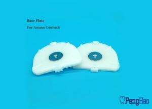 China White Plastic Base Plate Dental Laboratory Use For Amann Girrbach factory