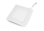 12 Watt Led Slim Panel Light Aluminum White Housing Ce 960lm For Supermarket