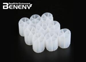 China Nitrification Denitrification MBBR Biofilm Carriers 10 - 20 G/M2 Biomass factory