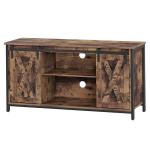TV Cabinet with Barn Door, Farmhouse Style TV Cabinet, TV Stand with Sliding