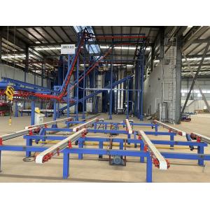 China Full-automatic Loading and Unloading Platform Vertical Powder Coating Lines with Powder Coating System and Surface Treatment on sale China Full-automatic Loading and Unloading Platform Vertical Powder Coating Lines with Powder Coating System and Surface Treatment on sale