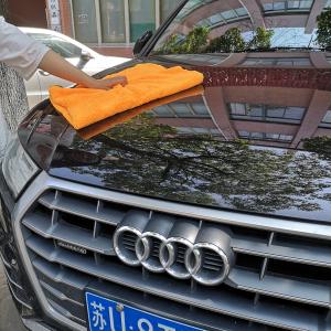 China 40x60cm Super Absorbent Microfiber Terry Towel For Car Cleaning factory