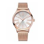 Solid Steel Buckle Women'S Quartz Stainless Steel Watch Diamond Casual Watches