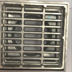 China Semi Finished 20cm Manhole Aluminum Drain Cover Round To Square factory