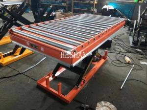 China China 2000kg Electric Workshop Assembly Line Rolling Lift Table factory