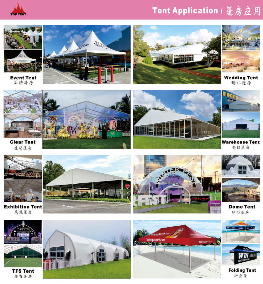 Weatherproof TFS Large Marquee Tent For Sporting And Outdoor Fairs