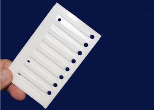 China Wear Resistant Grooved Alumina Ceramic Plate 99.9% Alumina Ceramic Substrate factory