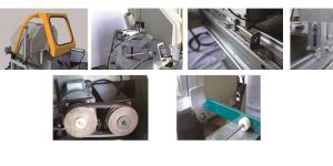China DECA MACHINE, window cuttingupvc aluminium machine ,door making machine/ 330mm cutting factory