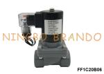 3/4'' CPVC Anti Corrosive Solenoid Valve For Chemical Acid Alkali 24VDC 110VAC