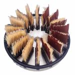 Polishing Sisal Sandpaper Industrial Roller Brush For Wooden Furniture