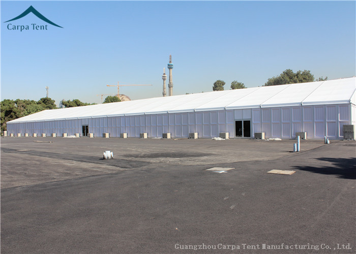 ABS Sidewall 20mx40m Event Gazebo Party Tent With Round Tables Chairs