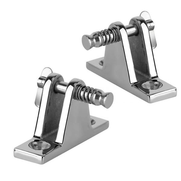 316 Stainless Steel Bimini Top Deck Hinge Marine Hardware for Boat Accessory