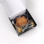 Deluxe Wooden Cocktail Smoker Set with Cocktail Smoker and Wood Chips (Butane