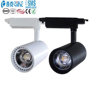 China Aluminium housing dimmable led track lighting 18w cob epistar high brightness led track light factory