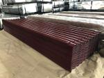 Special strength Steel Plate Galvanized Sheet 3m Length Red Color IBR Roof Tile