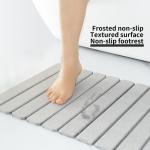CLASSIC Design Style Diatomite Earth Bath Mat for Quick Drying Bathroom Shower