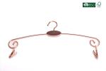 Betterall Beautiful Light Thin Lingerie Rose Gold Chrome Metal Hanger for Bra