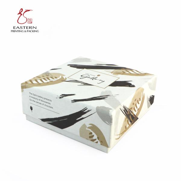 China Chocolate Packaging Paper Box With Black Blister Card factory