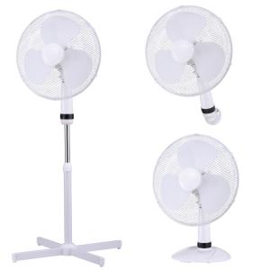 China Full Copper Wire 16 Inch 1200 RPM Electric Pedestal Fan factory