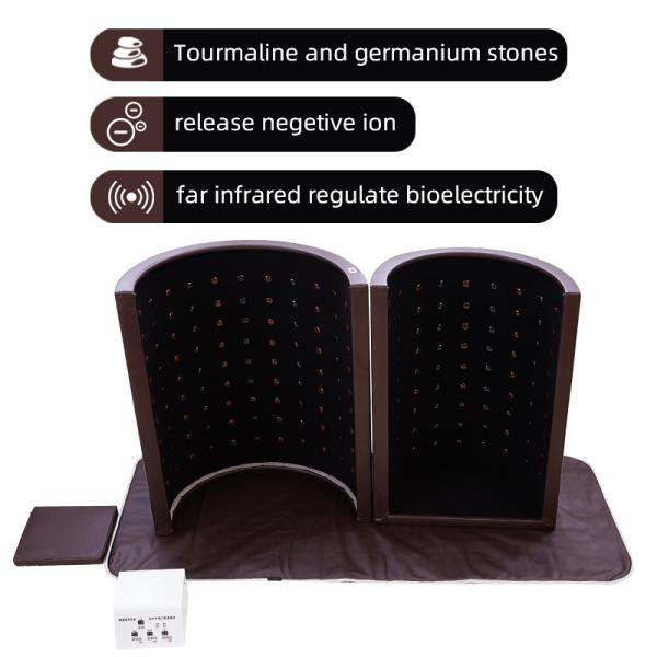 China Beauty Salons Popular Far Infrared Heating 5-60mins Sauna Dome factory