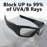 1080P Bluetooth Video Sunglasses With UV Protection Safety Lenses Music Photo