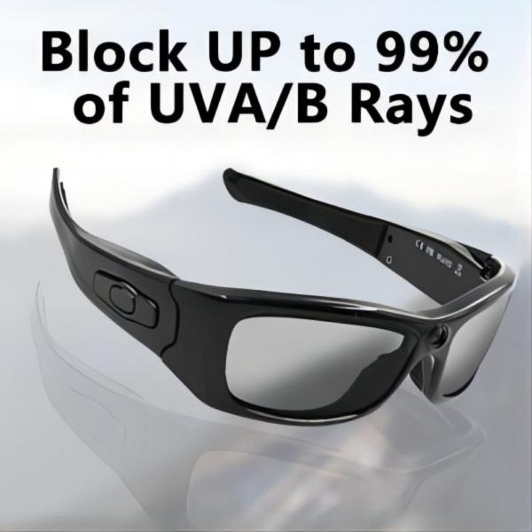 1080P Bluetooth Video Sunglasses With UV Protection Safety Lenses Music Photo