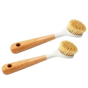 China Kitchen Sisal Utensil Cleaner Brush Set Fibre Wooden Natural All Eco Friendly factory