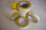 Strong Waterproof Double Sided Cloth Carpet Tape Yellow Suit Fixation / Splicing