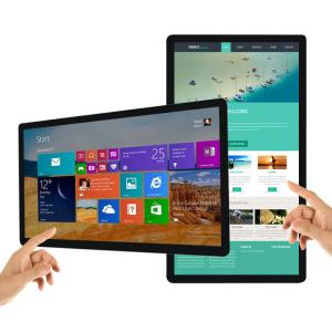 China 32 inch wall mount digital signage player touch screen information panel factory