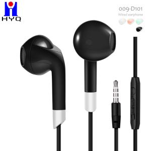 China ROHS Wired Earbuds With Microphone HiFi Stereo Powerful Bass And Crystal Clear Audio 3.5mm Plug factory