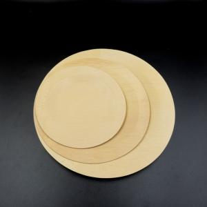 China Round Bamboo Wooden Plates 11 inch Vegetables Kitchen Utensils Set factory